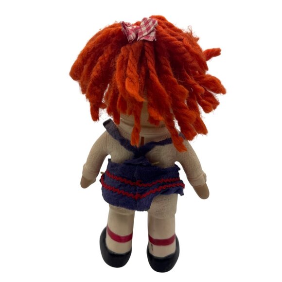 Vintage 1974 Royalty Industries Raggedy Ann Doll With Orange Yarn Hair & Classic - Picture 3 of 5